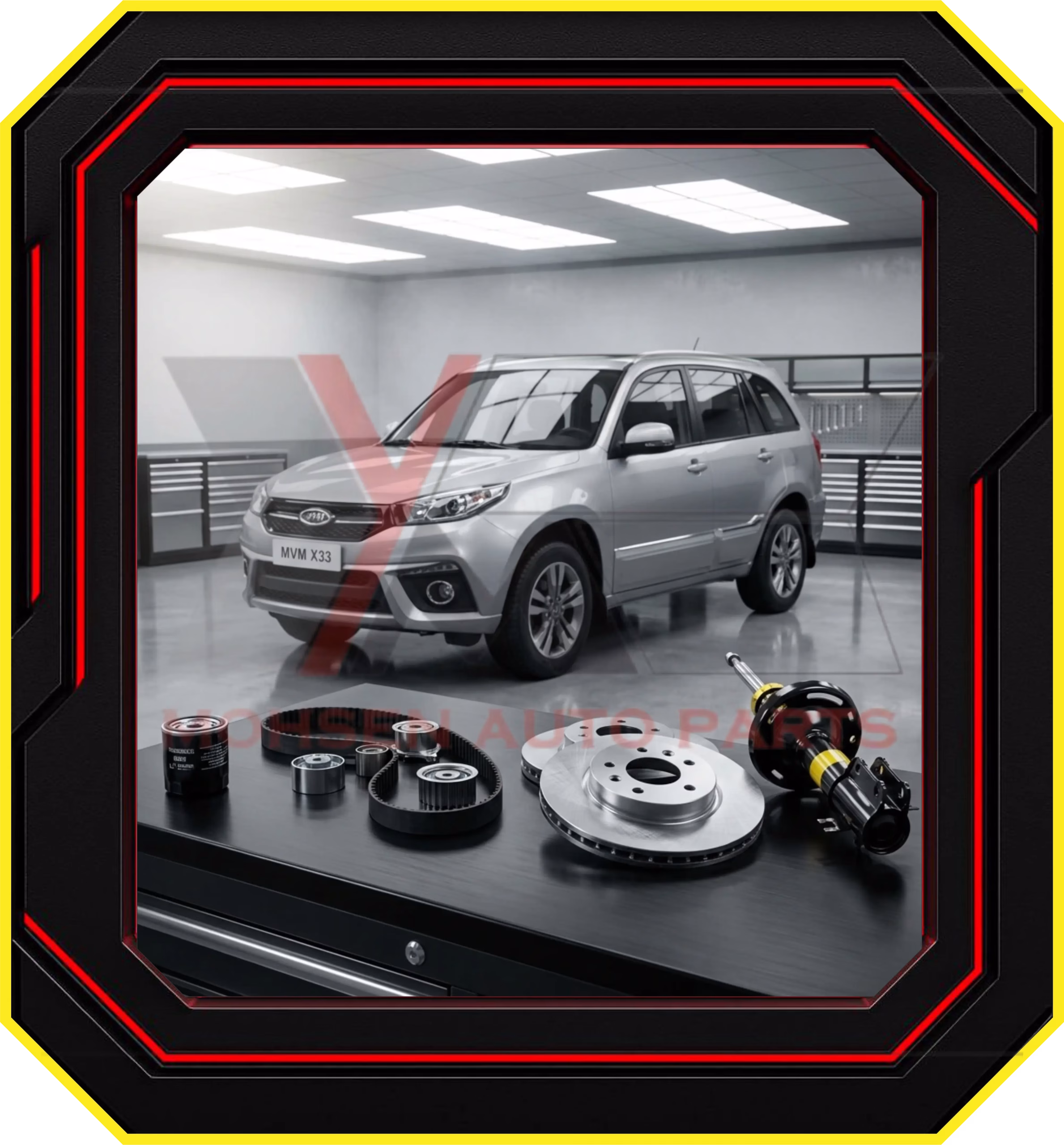 راهنمای کامل خرید لوازم یدکی MVM X33 (1404) + قیمت و جدول سرویس